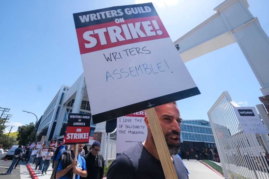 Writers on strike