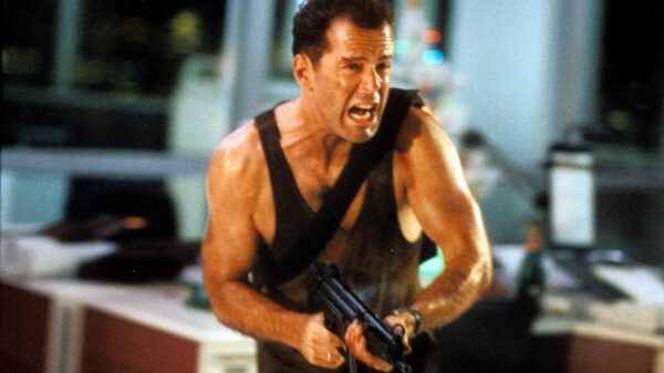 Bruce Willis in 'Die Hard,' a thriller streaming now on Hulu