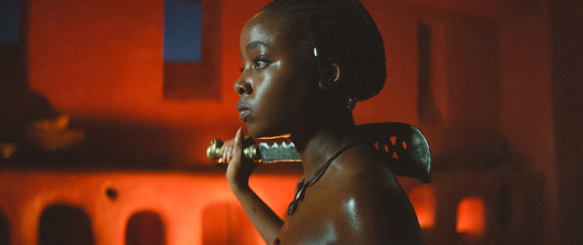 Thuso Mbedu in 'The Woman King,' streaming now on Netflix