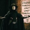 Still from dystopian sci-fi movie 'V for Vendetta'