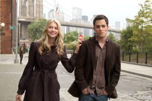 Taylor Momsen and Penn Badgley in 'Gossip Girl'