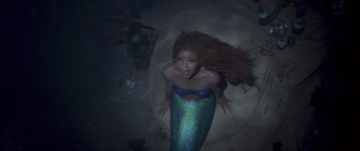 Halle Bailey in 'The Little Mermaid' (2023), movie musical streaming now on Disney+