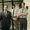 Steve Carell, John Krasinski, and Rainn Wilson in 'The Office'