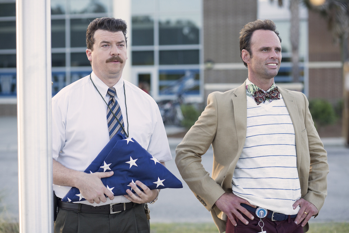 Danny McBride and Walton Goggins in 'Vice Principals,' streaming now on Max