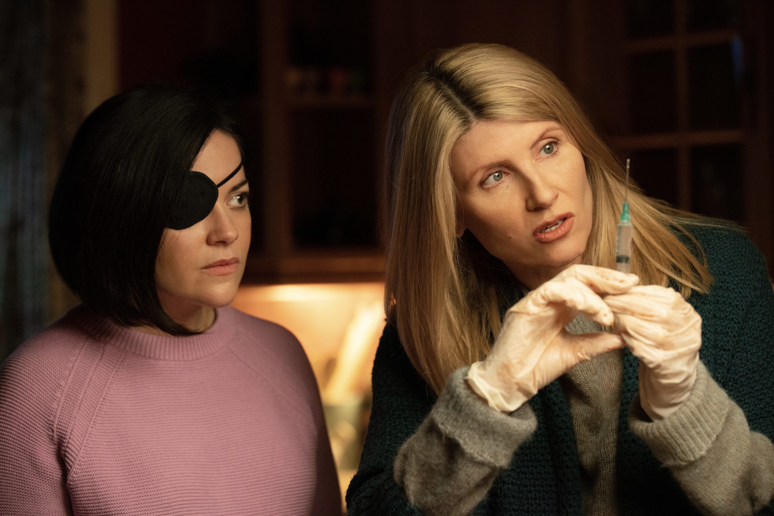 Sarah Greene and Sharon Horgan in 'Bad Sisters', streaming now on Apple TV+