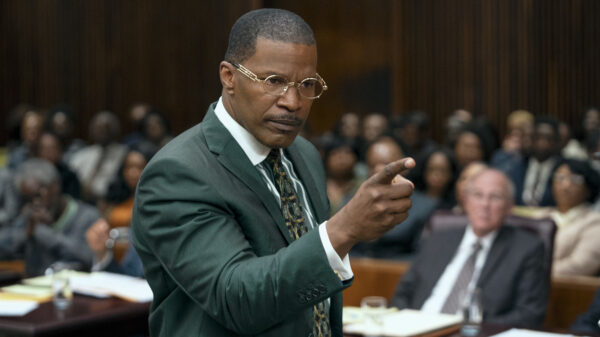 Jamie Foxx in 'The Burial'