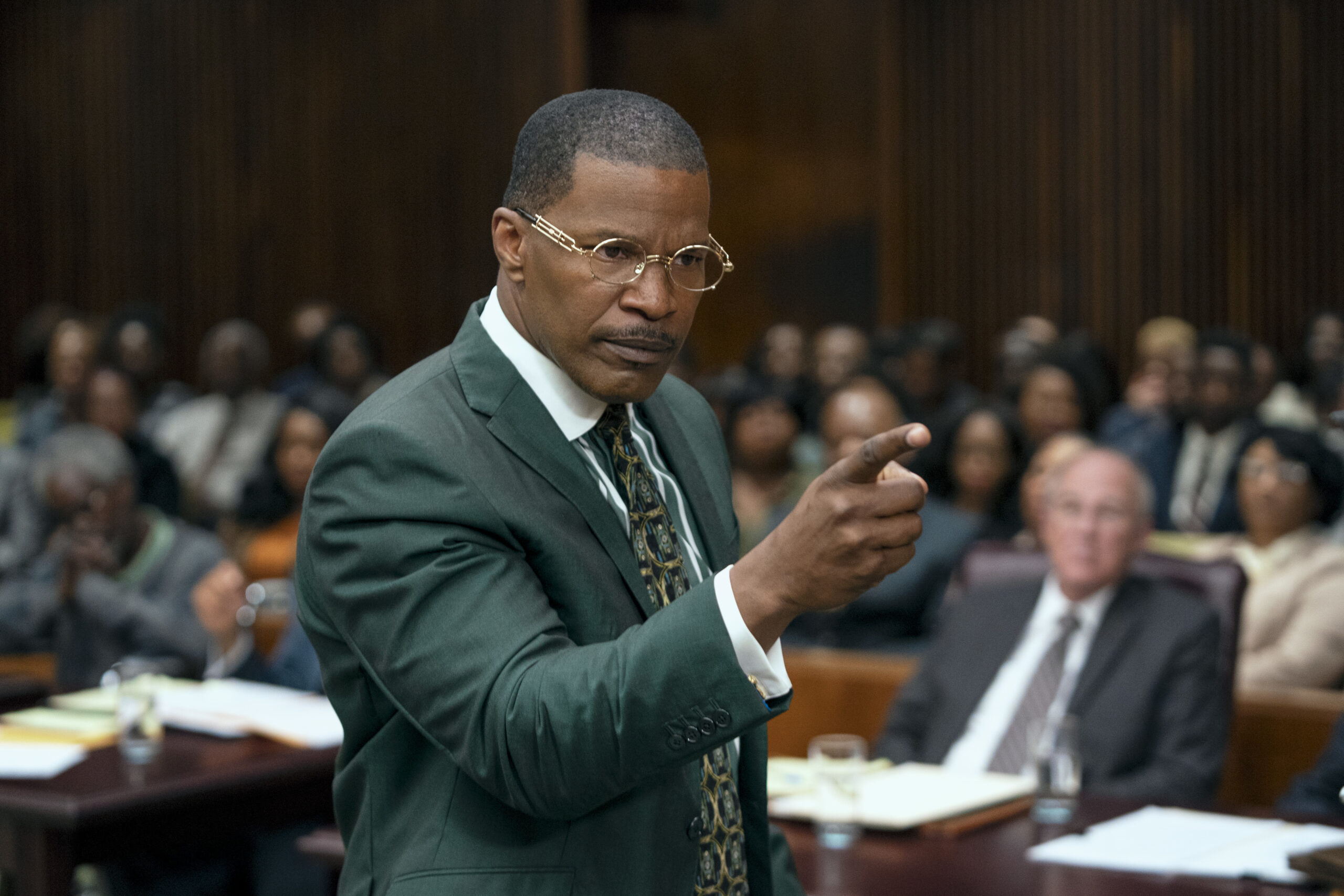 Jamie Foxx in 'The Burial'