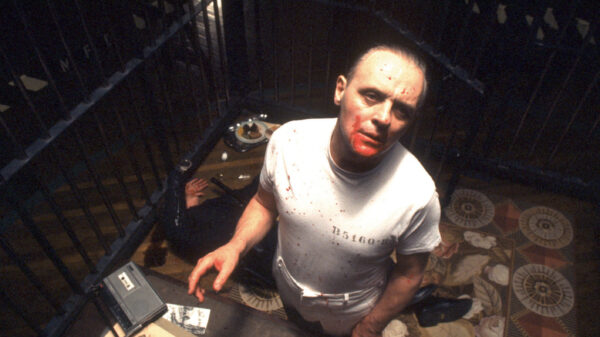 Anthony Hopkins in 'The Silence of the Lambs', a horror movie