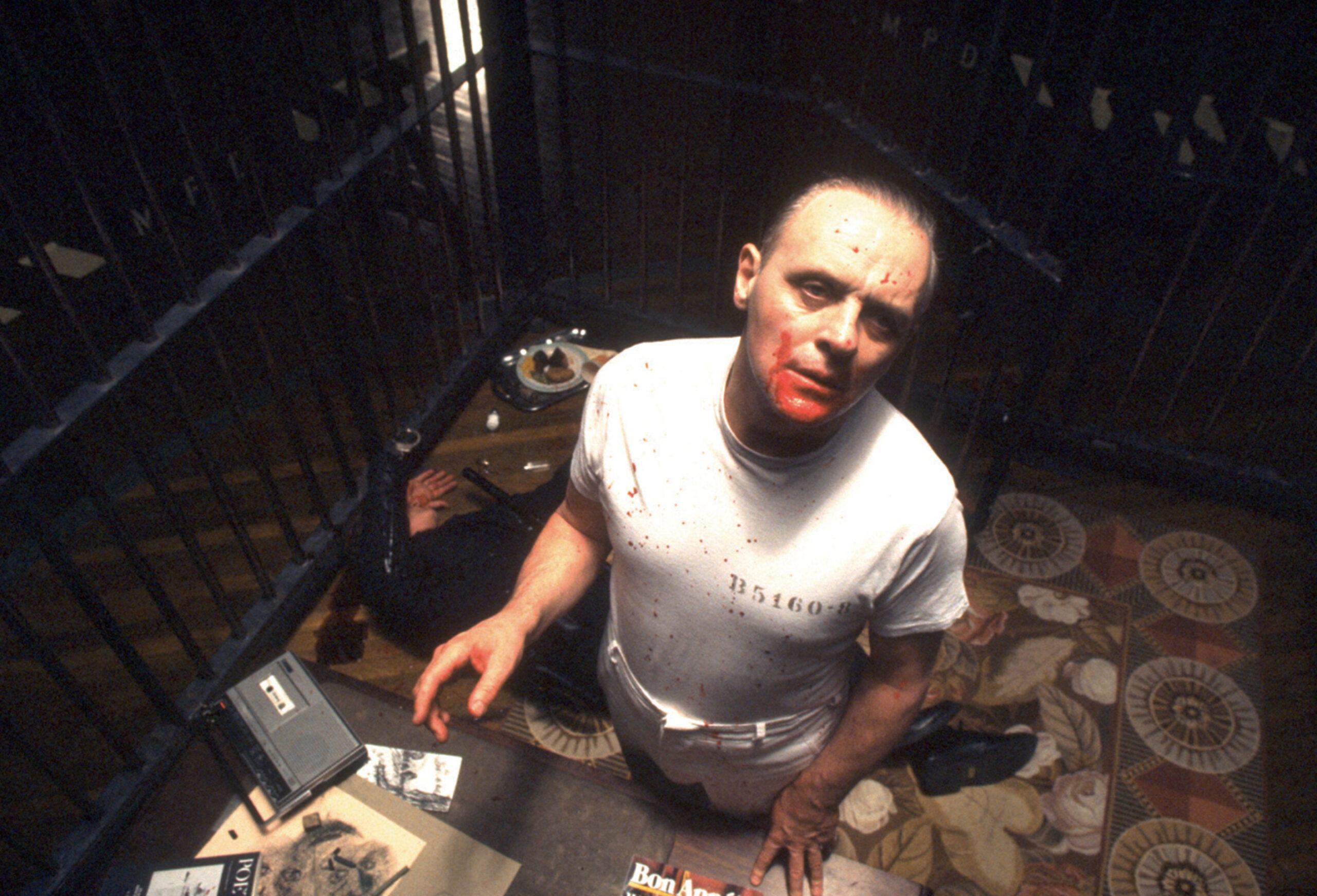 Anthony Hopkins in 'The Silence of the Lambs', a horror movie