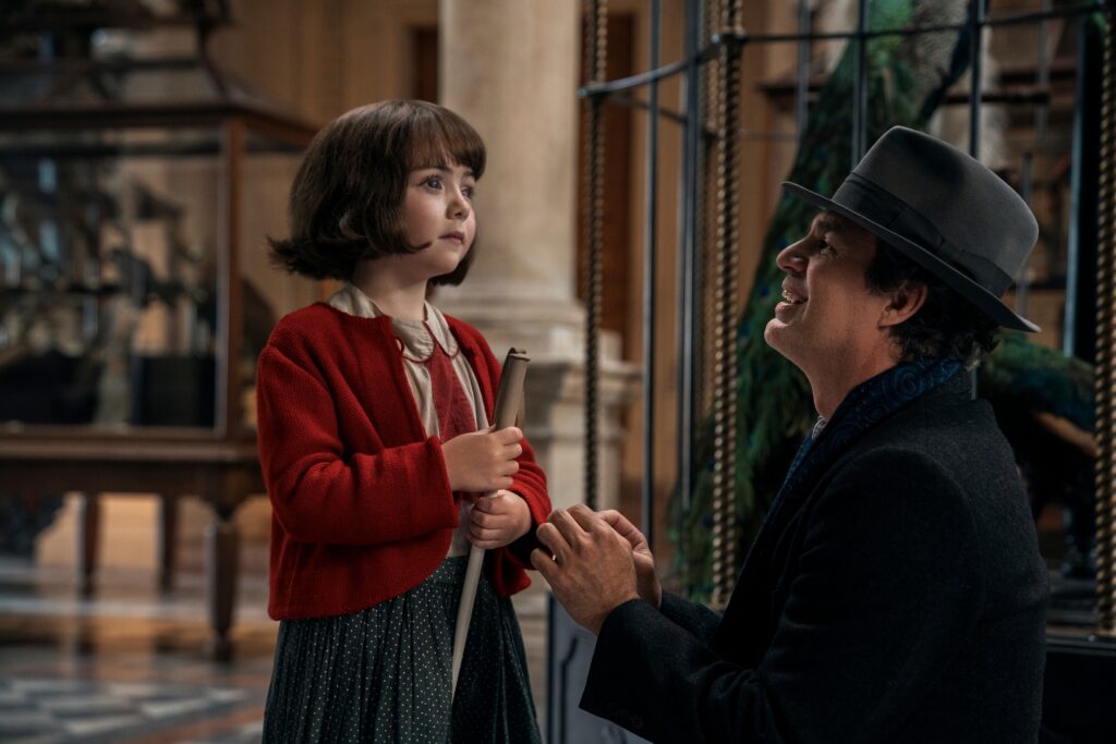 Nell Sutton and Mark Ruffalo in 'All the Light We Cannot See'