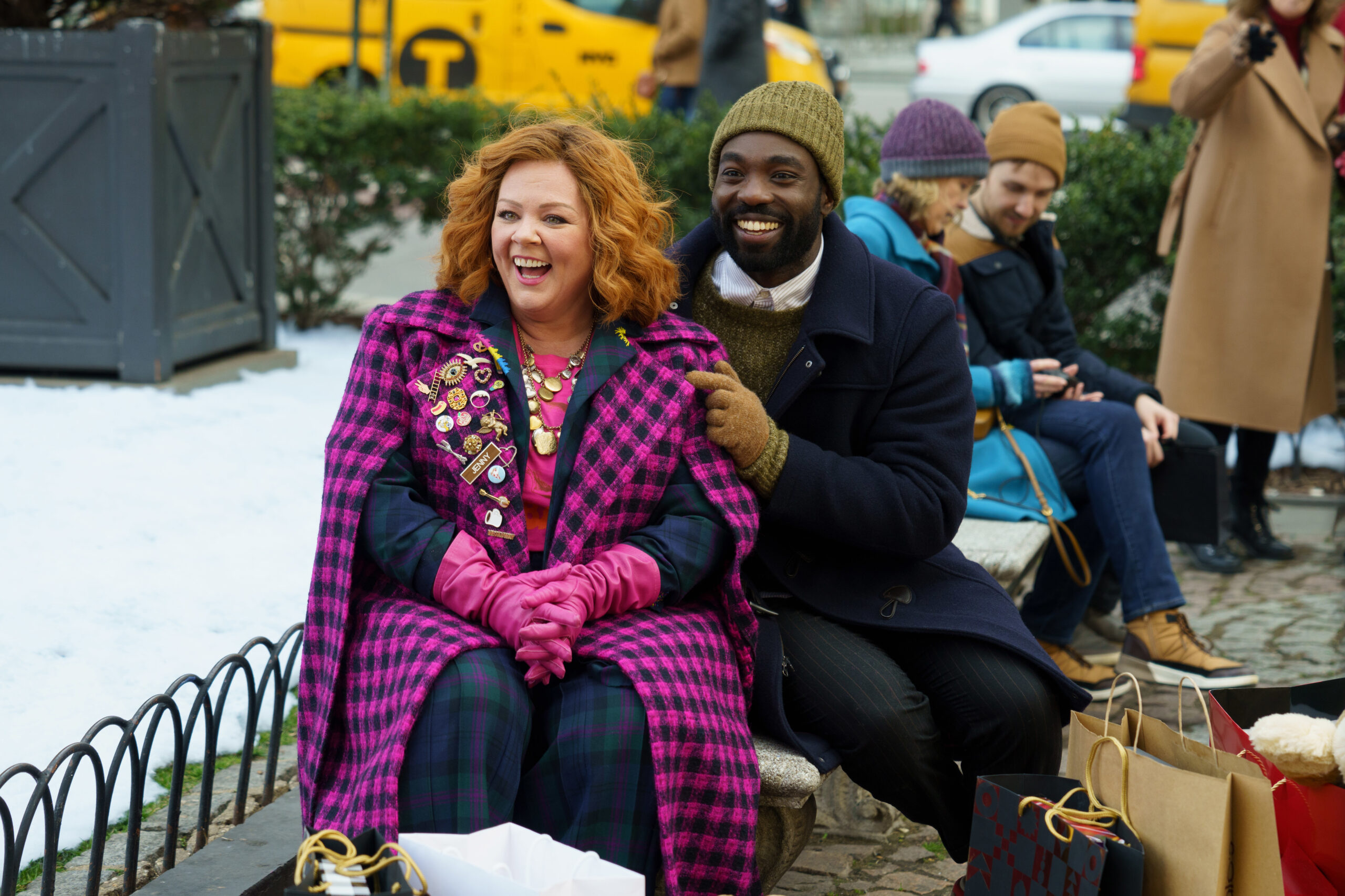 Melissa McCarthy and Paapa Essiedu in 'Genie'