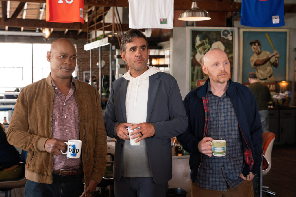 Bokeem Woodbine, Bobby Cannavale, and Bill Burr in 'Old Dads'