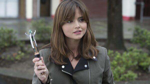 Jenna Coleman in the family show 'Doctor Who'