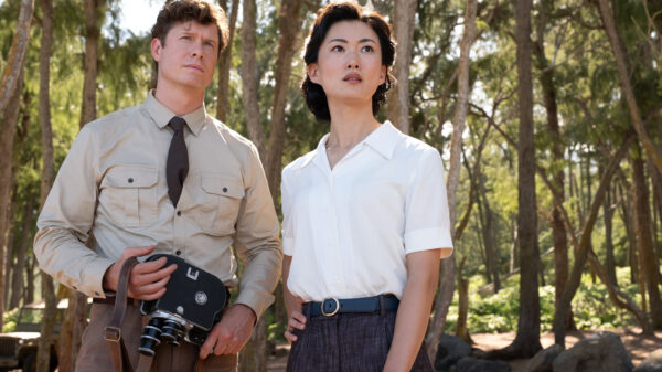 Anders Holm and Mari Yamamoto in 'Monarch: Legacy of Monsters'