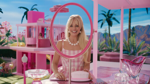 Margot Robbie in 'Barbie,' one of the 2024 Oscar nominees / Warner Bros. Pictures