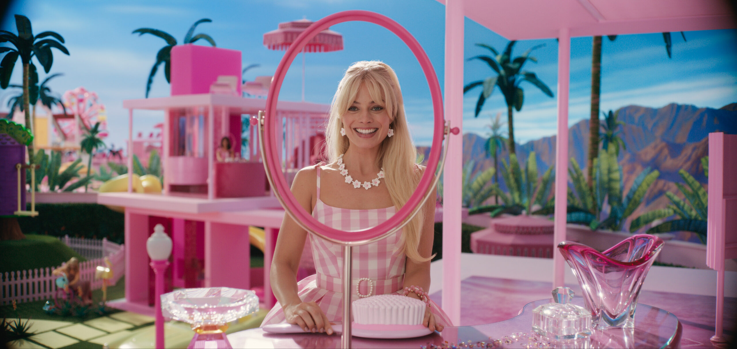 Margot Robbie in 'Barbie,' one of the 2024 Oscar nominees / Warner Bros. Pictures